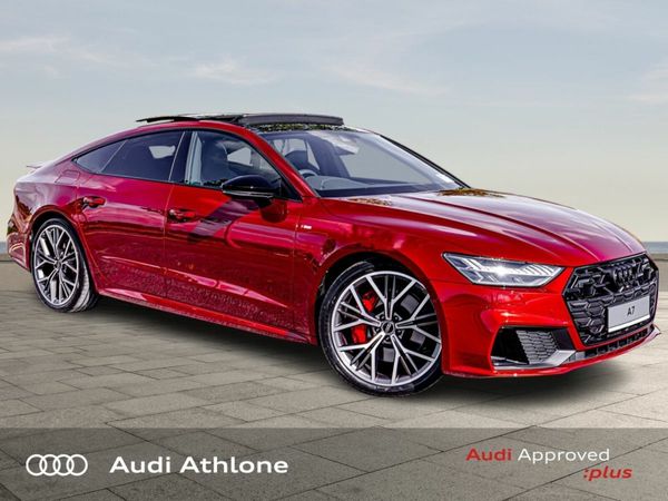 Audi A7 Hatchback, Petrol Plug-in Hybrid, 2024, Red