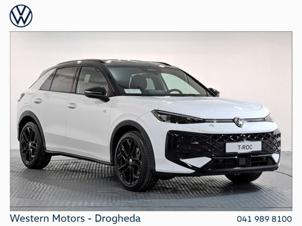 Volkswagen T-Roc SUV, Petrol, 2026, White