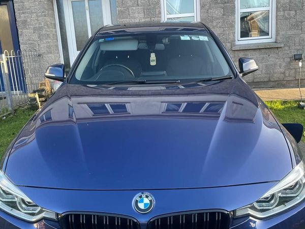 BMW 3-Series Saloon, Petrol Plug-in Hybrid, 2018, Blue