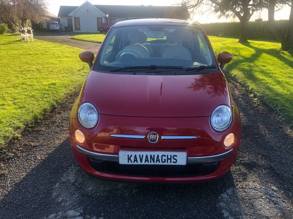 Fiat 500 Hatchback, Petrol, 2015, Red
