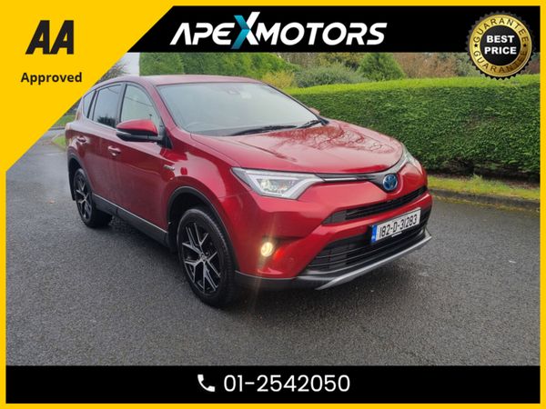 Toyota RAV4 MPV, Petrol Hybrid, 2018, Red