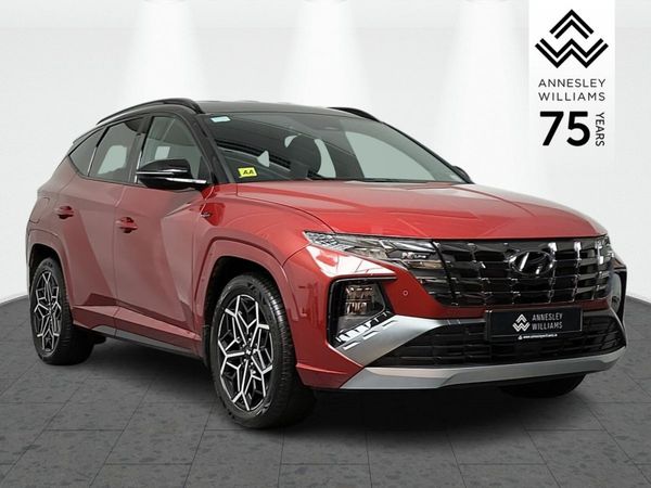 Hyundai Tucson SUV, Petrol Plug-in Hybrid, 2023, Red