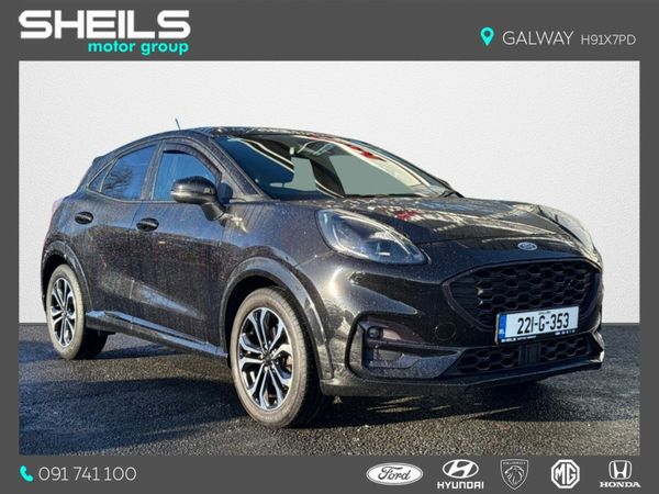 Ford Puma MPV, Petrol Hybrid, 2022, Black