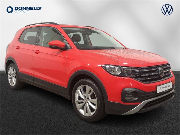 Volkswagen T-Cross Estate, Petrol, 2020, Red