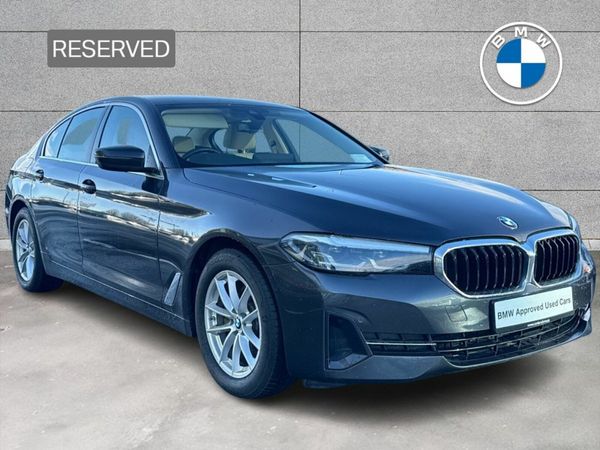 BMW 5-Series Saloon, Diesel Hybrid, 2023, Grey