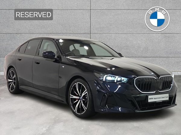 BMW 5-Series Saloon, Petrol Plug-in Hybrid, 2025, Black