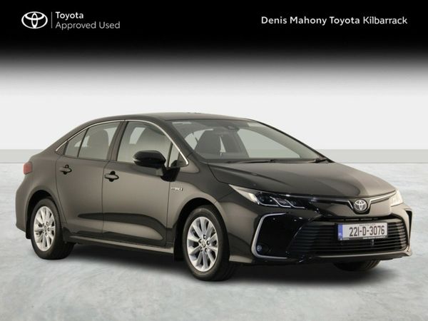 Toyota Corolla Saloon, Petrol Hybrid, 2022, Black
