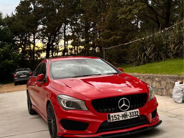 Mercedes-Benz CLA Saloon, Petrol, 2015, Red