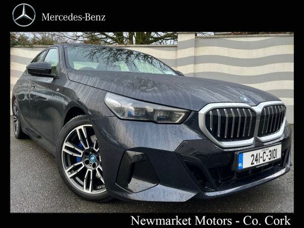 BMW 5-Series Saloon, Petrol Plug-in Hybrid, 2024, Black