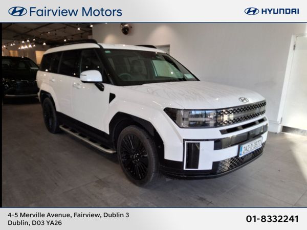 Hyundai Santa Fe SUV, Petrol Plug-in Hybrid, 2024, White