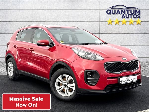 Kia Sportage SUV, Diesel, 2017, Red