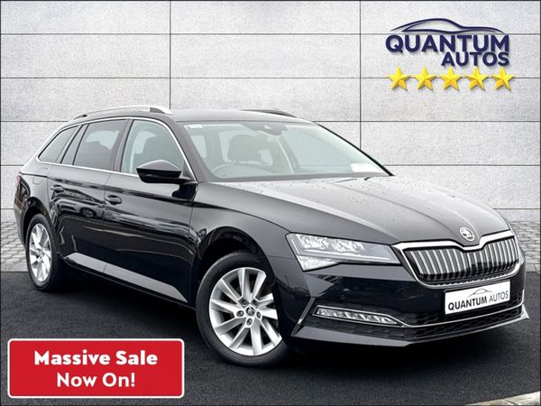 Skoda Superb Estate, Petrol Plug-in Hybrid, 2021, Black