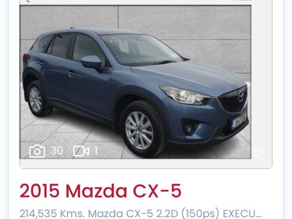 Mazda CX-5 SUV, Diesel, 2015, Blue