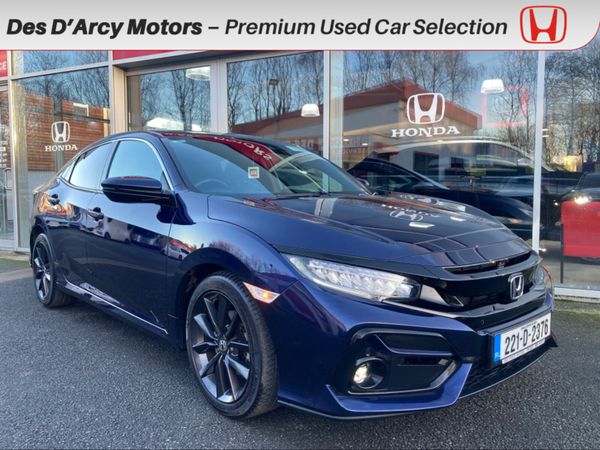 Honda Civic Hatchback, Petrol, 2022, Blue