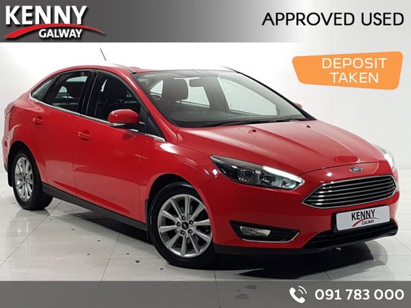 Ford Focus Saloon, Diesel, 2018, Red