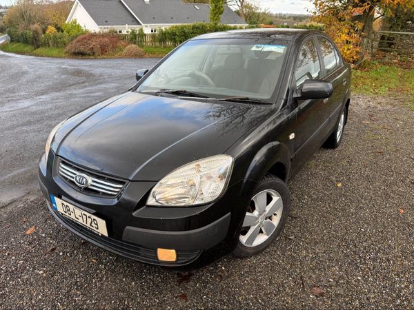 Kia Rio Saloon, Petrol, 2008, Black