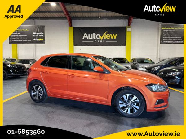 Volkswagen Polo Hatchback, Petrol, 2019, Orange