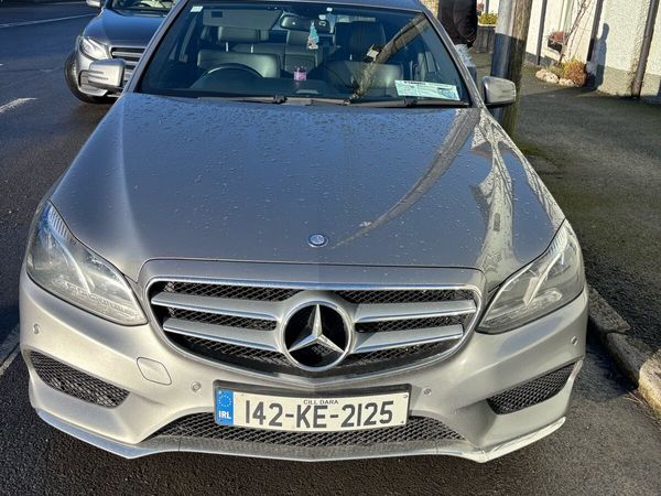 Mercedes-Benz E-Class Saloon, Diesel Hybrid, 2014, Silver