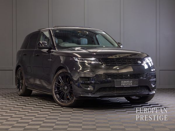 Land Rover Range Rover Sport SUV, Petrol Plug-in Hybrid, 2024, Black