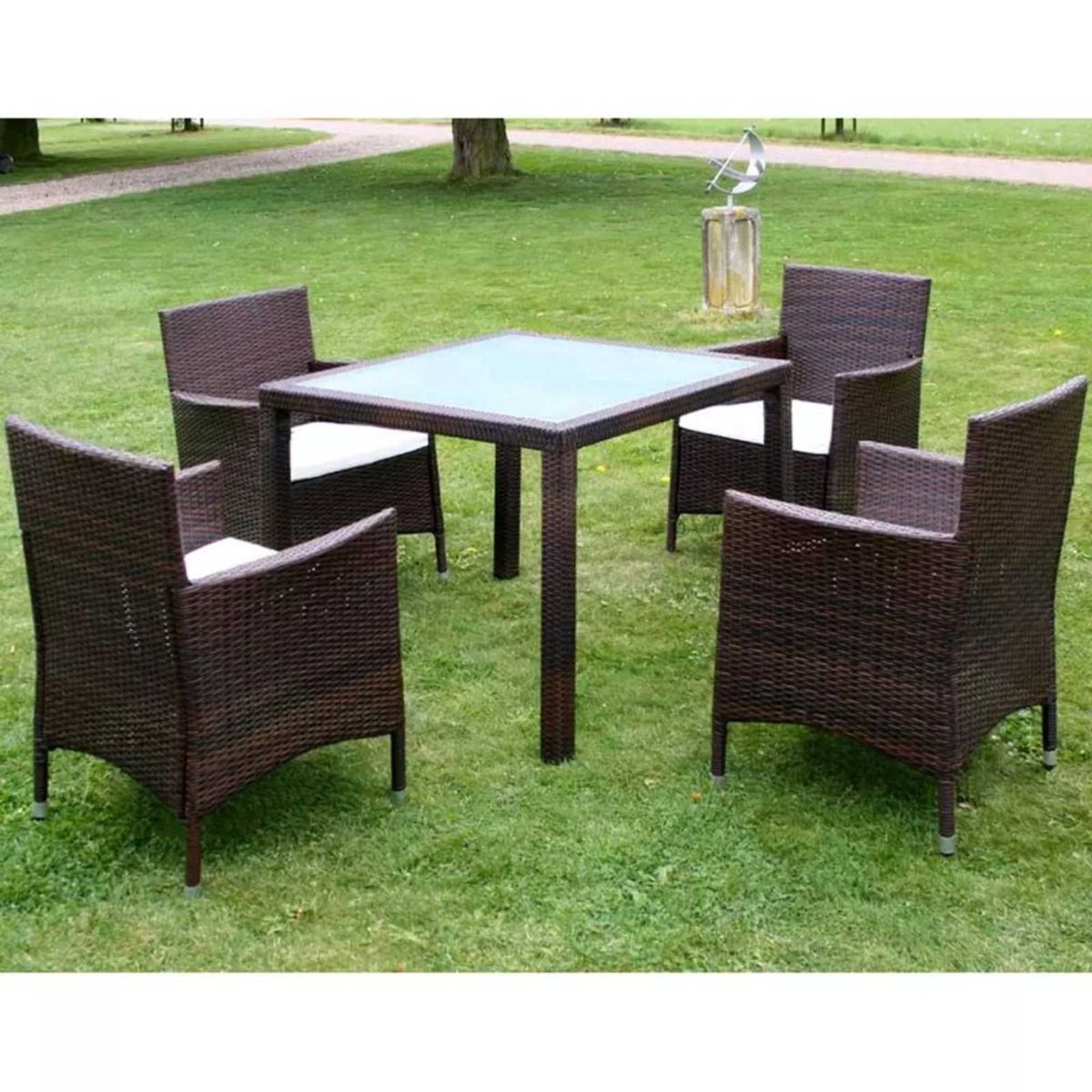 Vicenza rattan cube 2025 set 5 piece