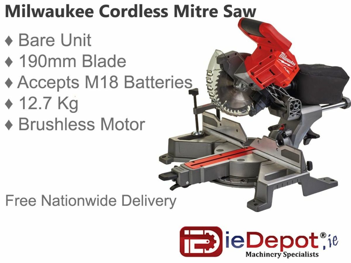 Milwaukee cordless mitre saw hot sale