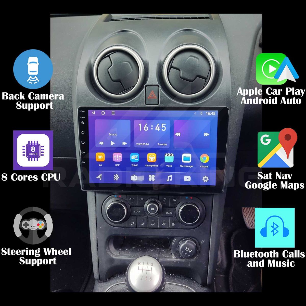 Volkswagen VW Golf MK7 Carplay Android Auto Radio for sale in Co. Dublin  for €350 on DoneDeal