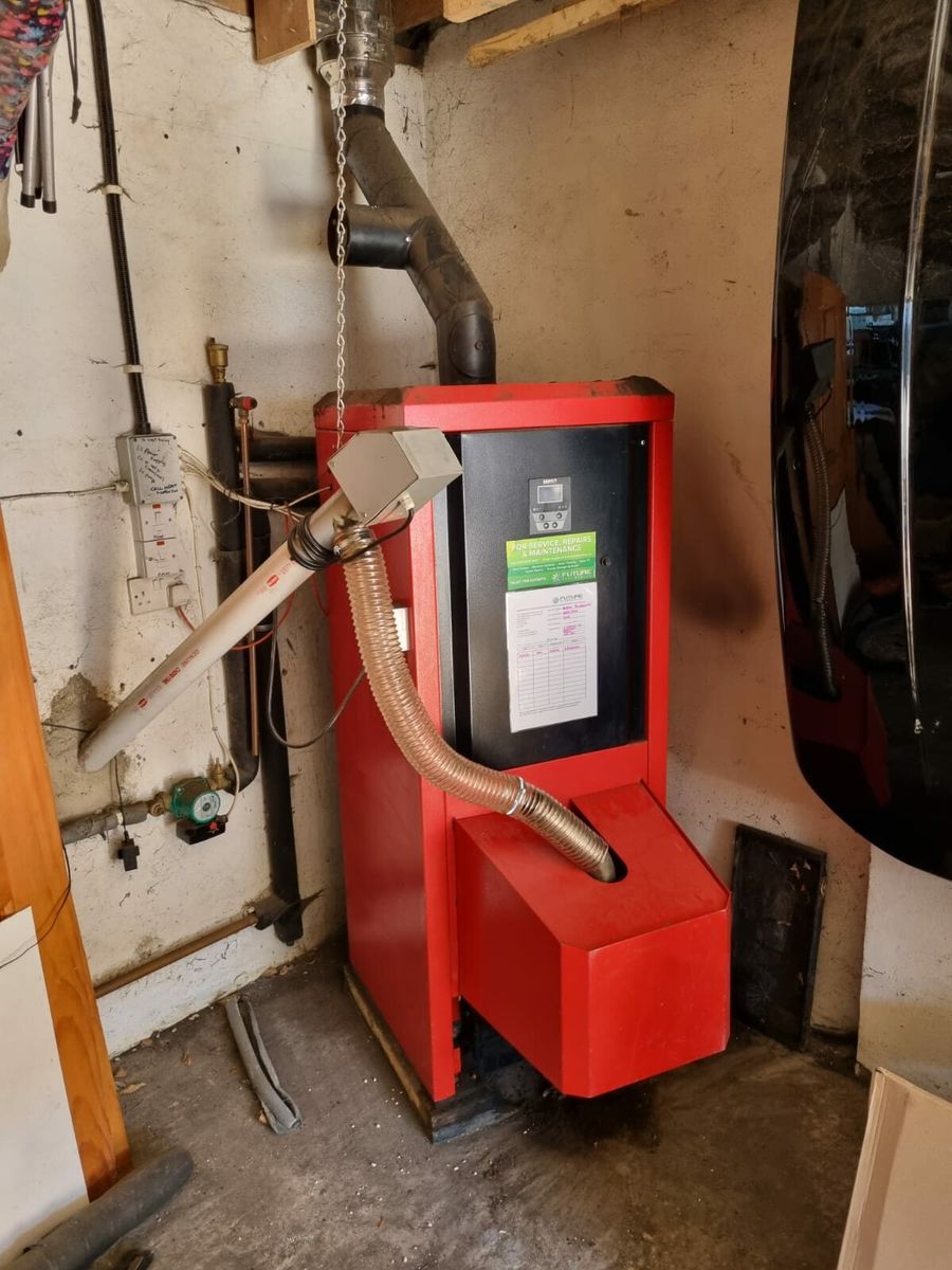 FREE* Biomass wood pellet boiler - Burnit 28kW for sale in Co. Antrim for  £1 on DoneDeal