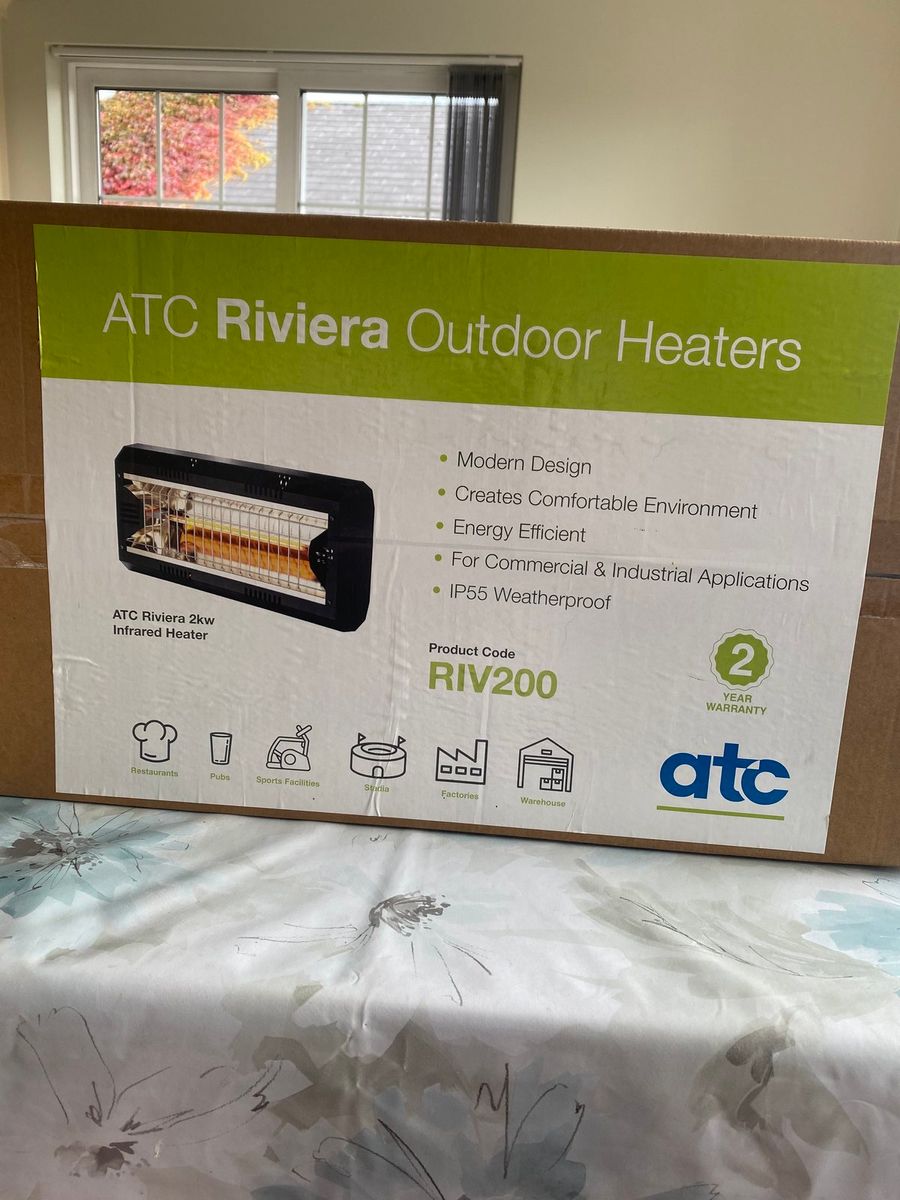 Two ATC Riviera Outdoor Heaters for sale in Co. Galway for €350 on DoneDeal