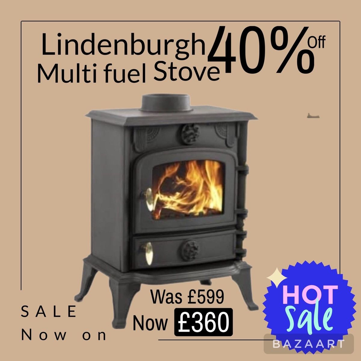 Stove multi fuel wood burning stove new for sale in Co. Antrim for £360 on  DoneDeal