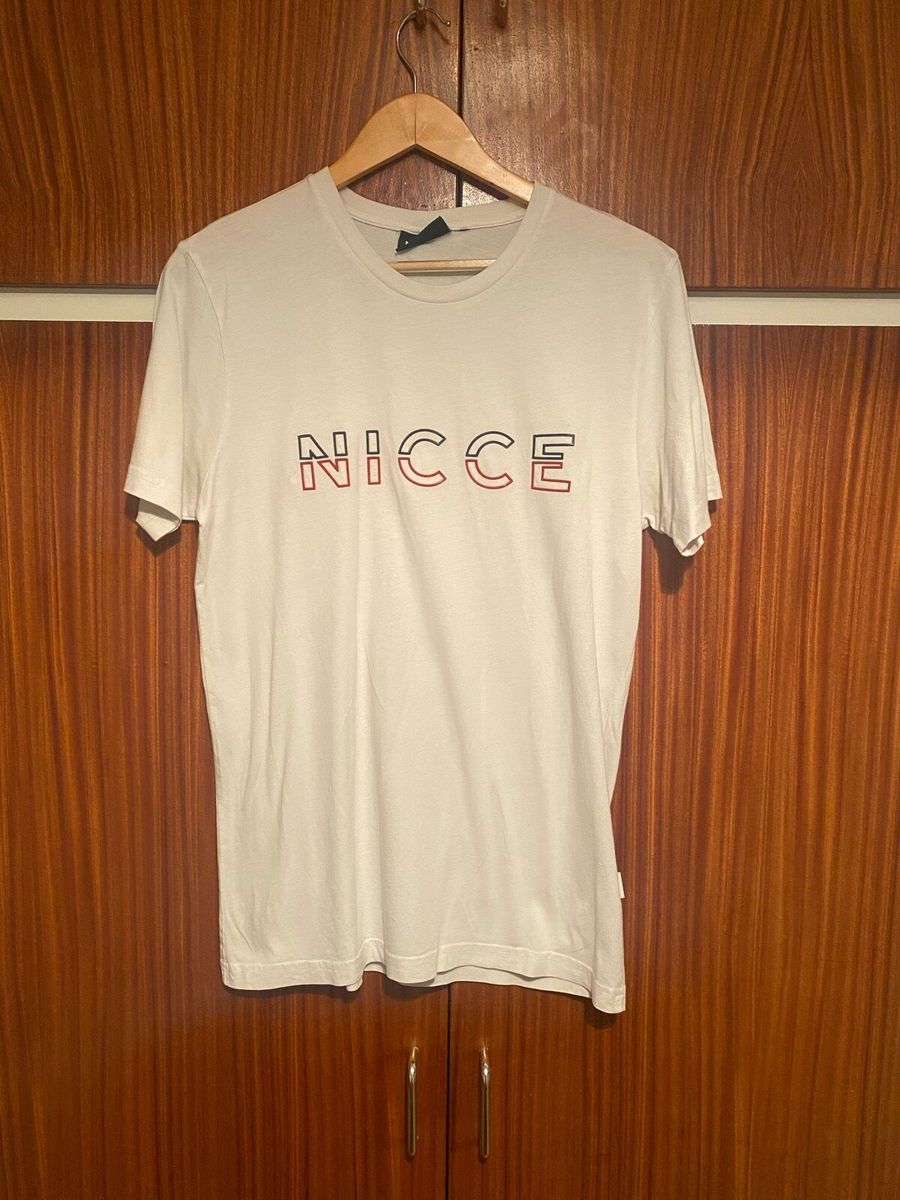 Nicce blue outlet split logo hoodie