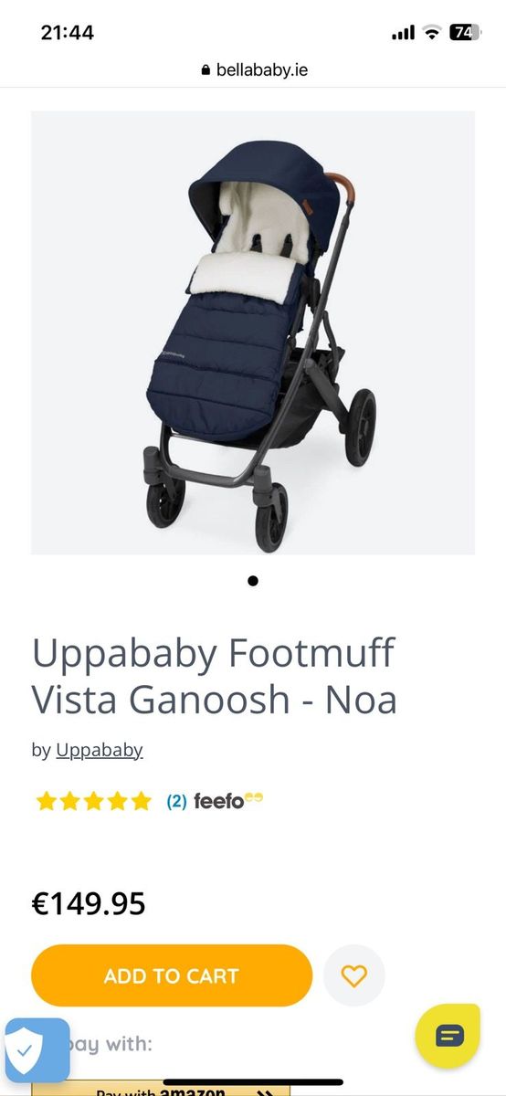 Uppababy compatible outlet footmuff
