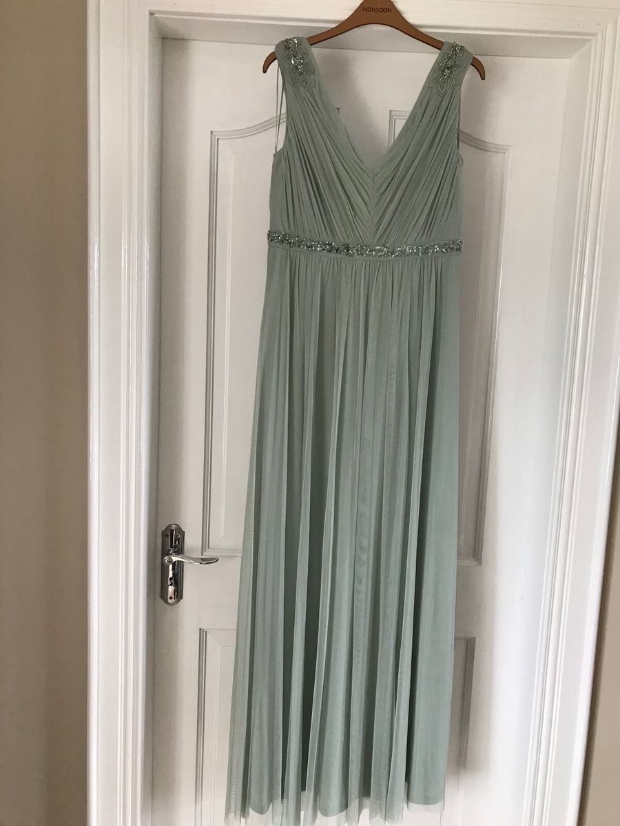 Monsoon green bridesmaid outlet dress