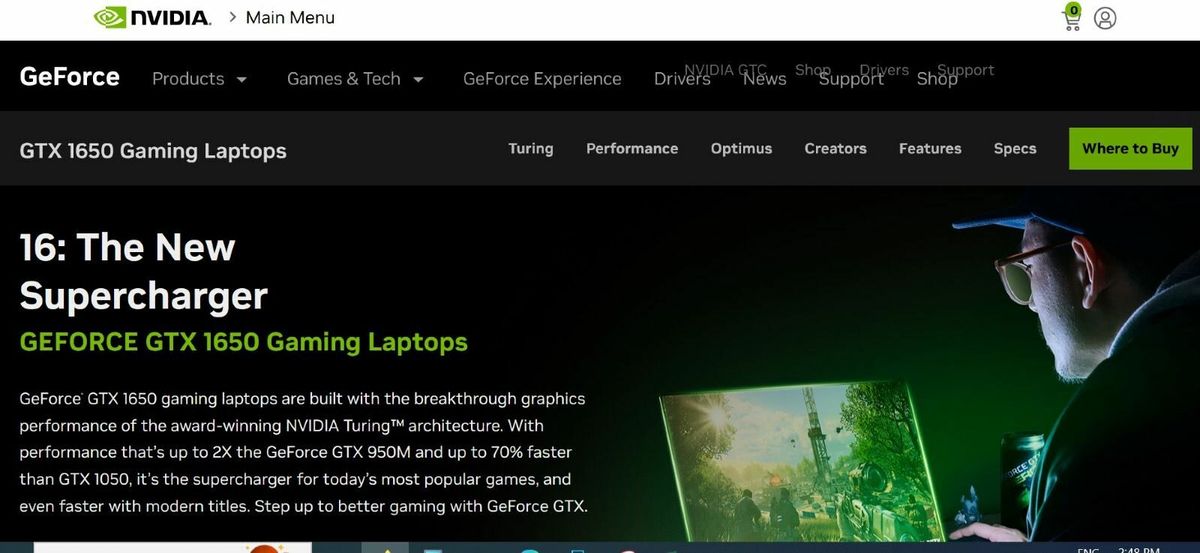 Nvidia geforce discount gtx 1650 gaming