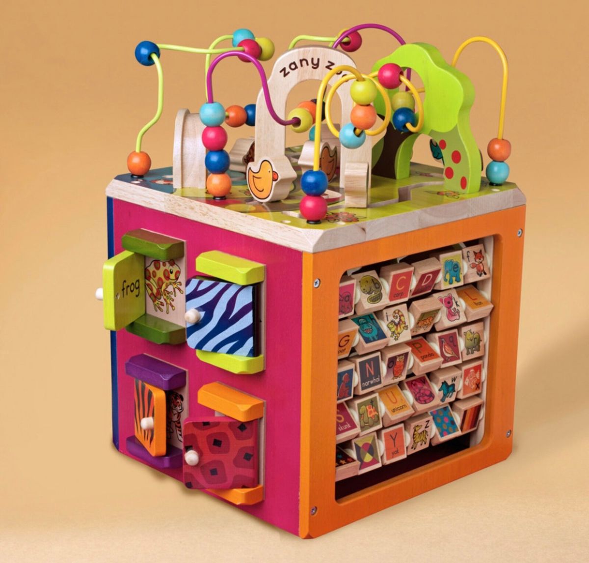 Zany zoo store activity cube