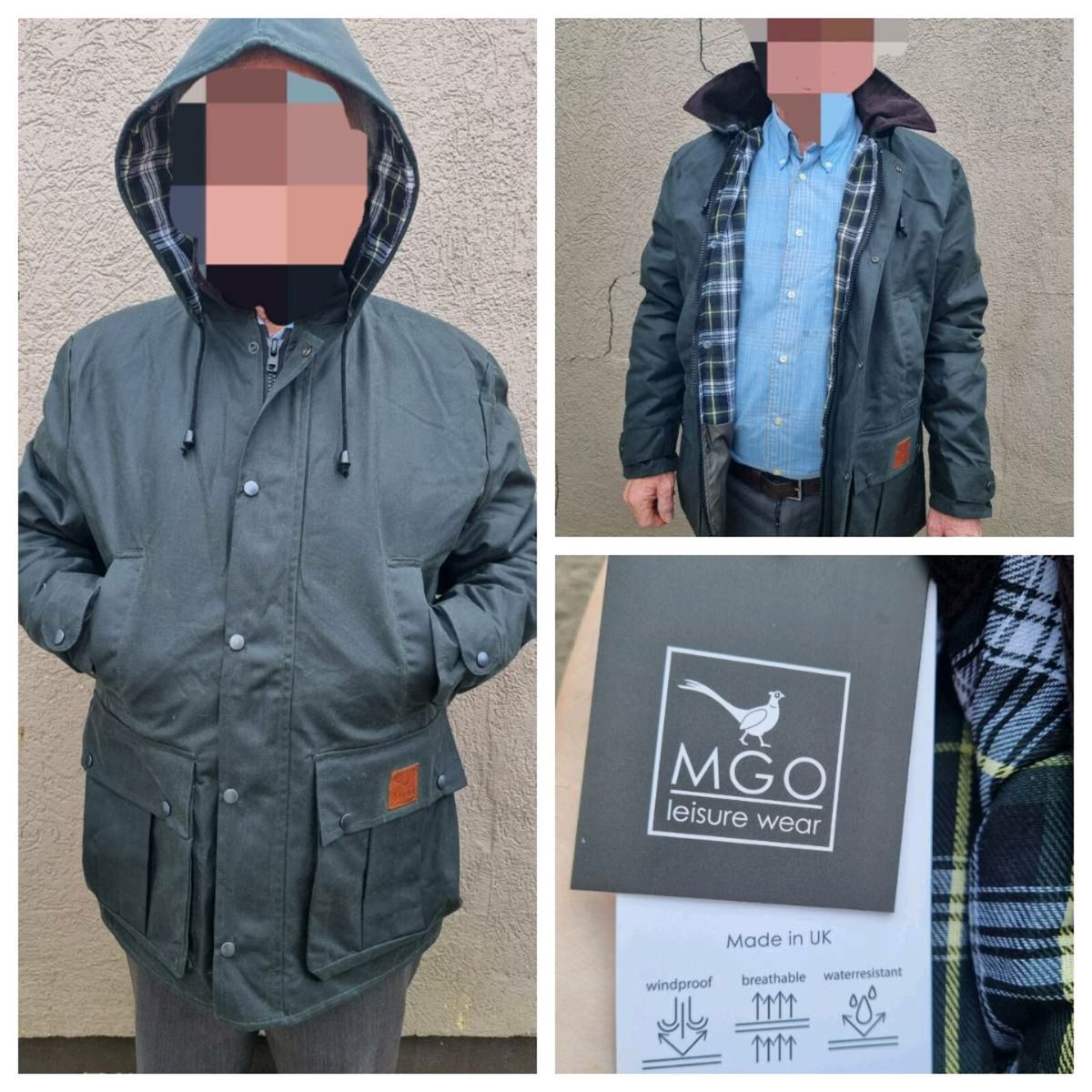Brand new men s wax jackets 100 waterproof sizes for sale in Co