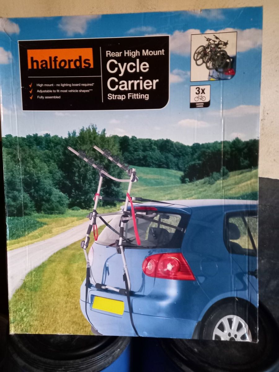 Halfords rear high mount cycle carrier hot sale