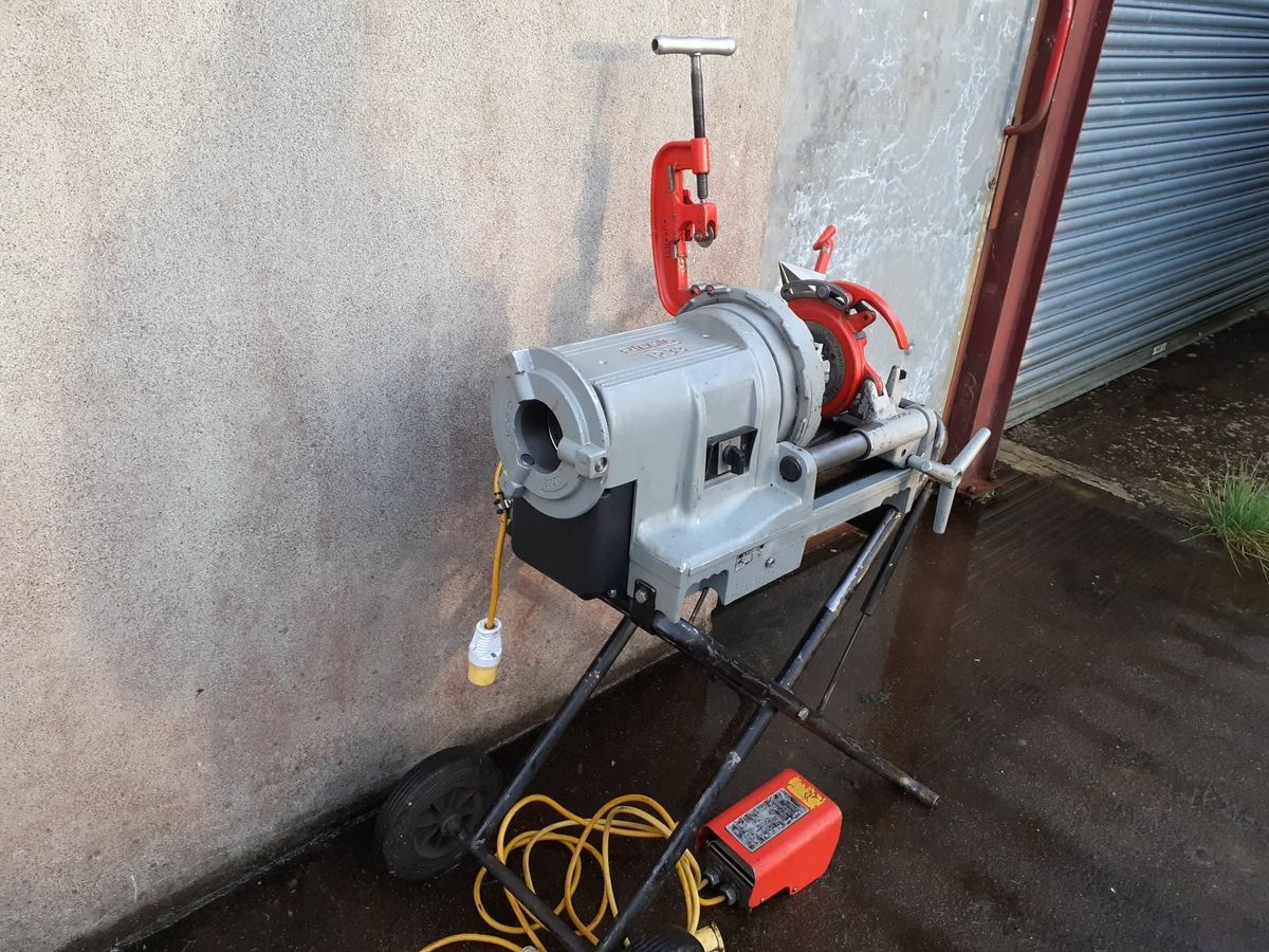 Ridgid threading machine on sale for sale