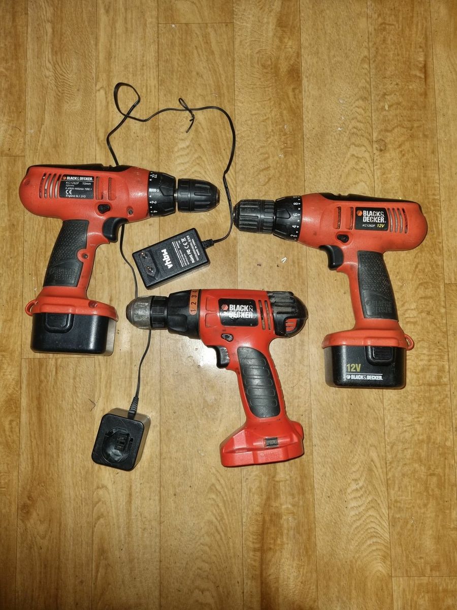 Three Black Decker cordless drills plus charger. for sale in Co