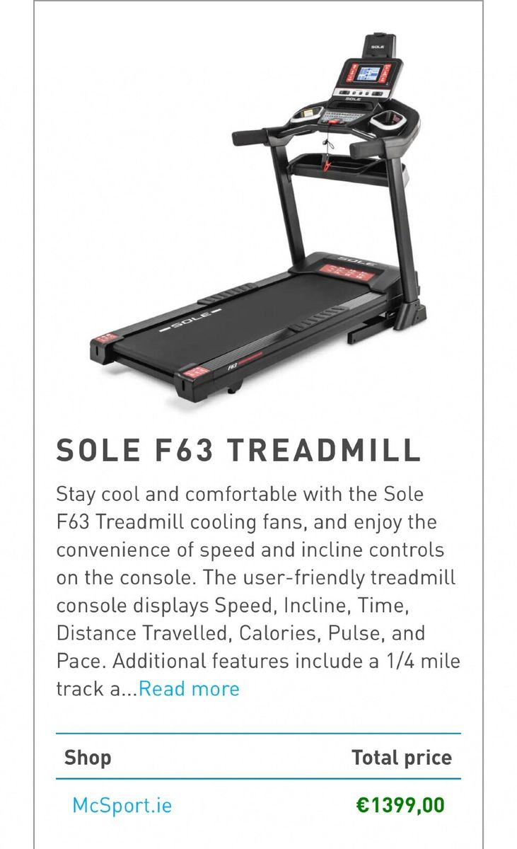 Mcsport treadmill discount