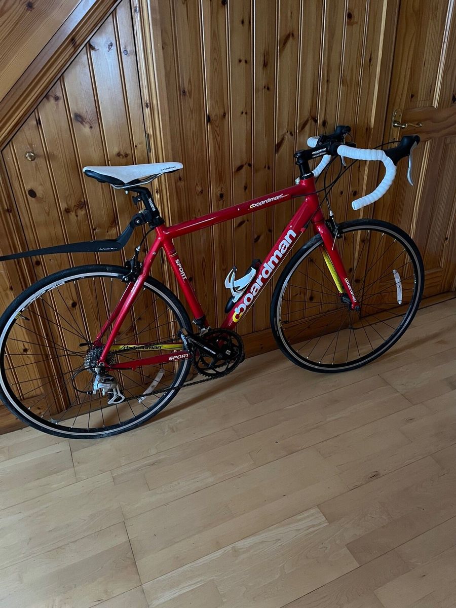 Boardman sport cheap road bike red