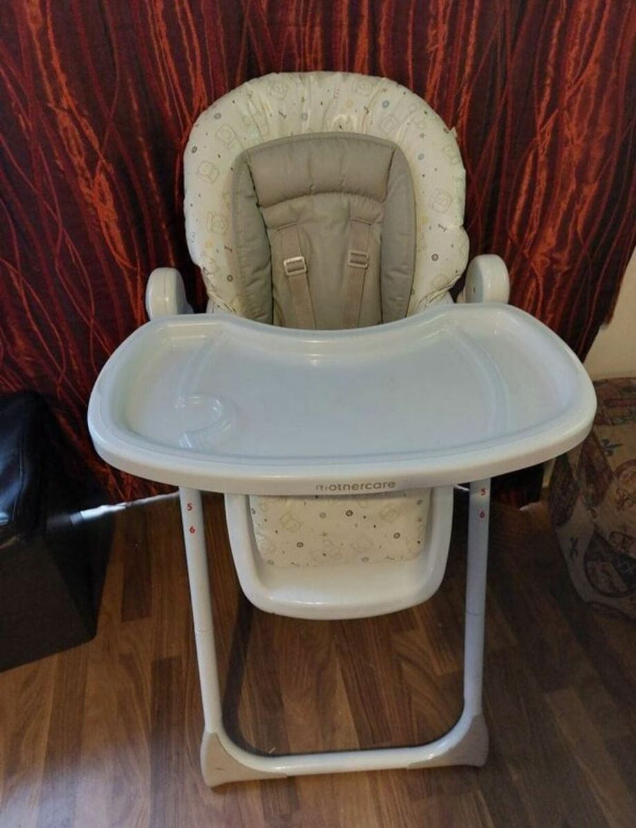 Wooden high chair online mothercare