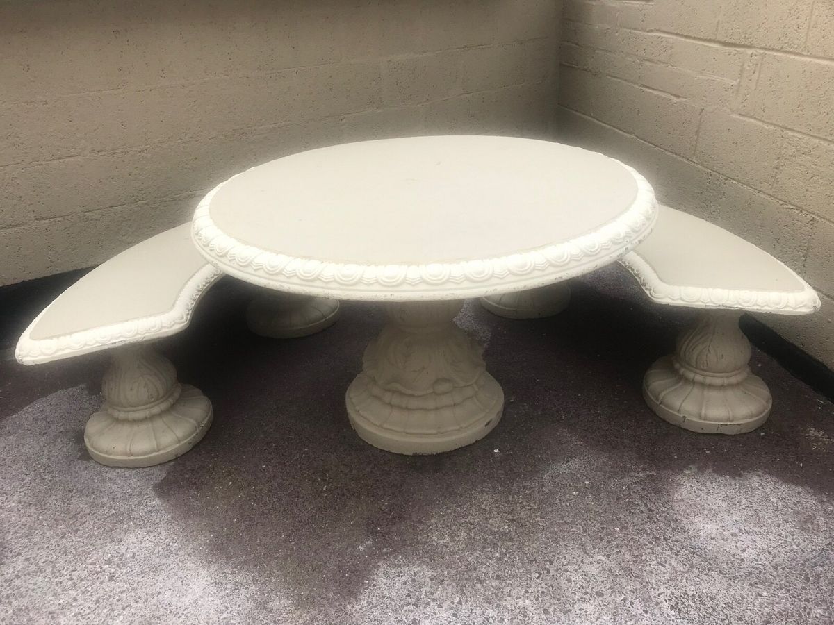 Solid concrete table and chairs for sale in Co. Cork for 350 on