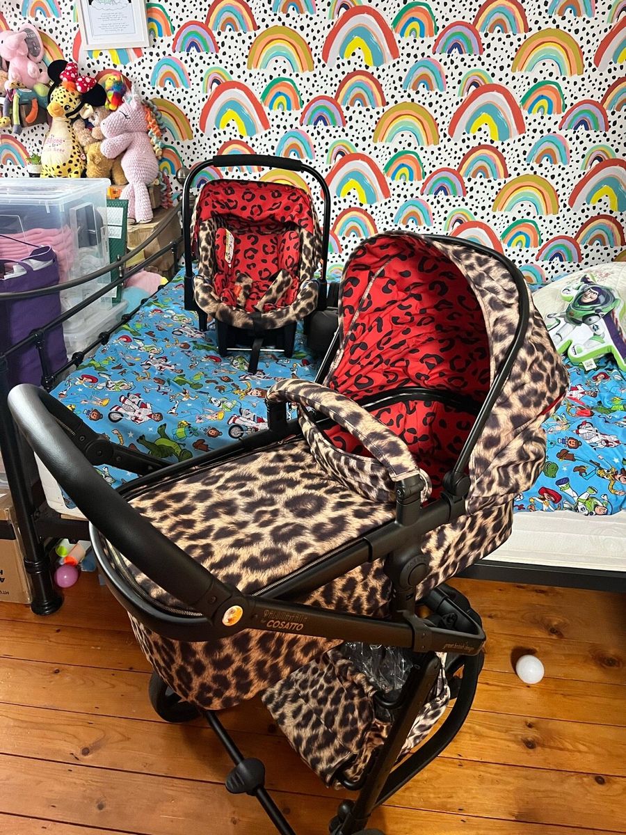 Cosatto leopard cheap print buggy