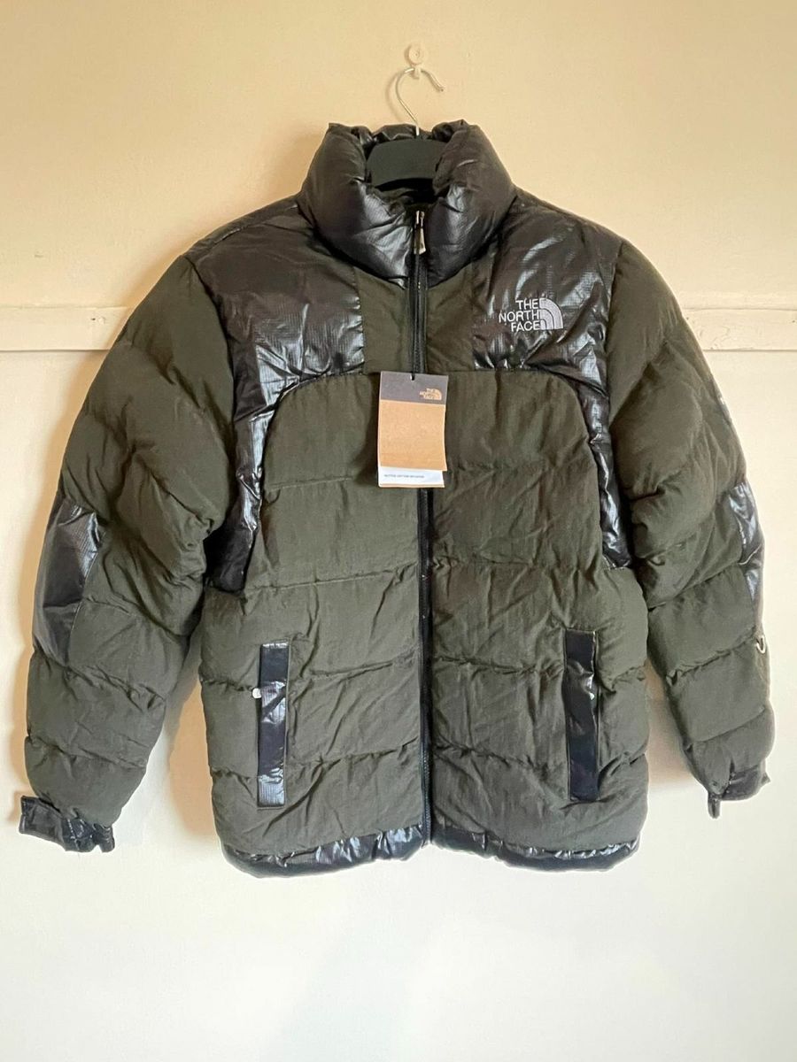 North face shop puffer jacket camo