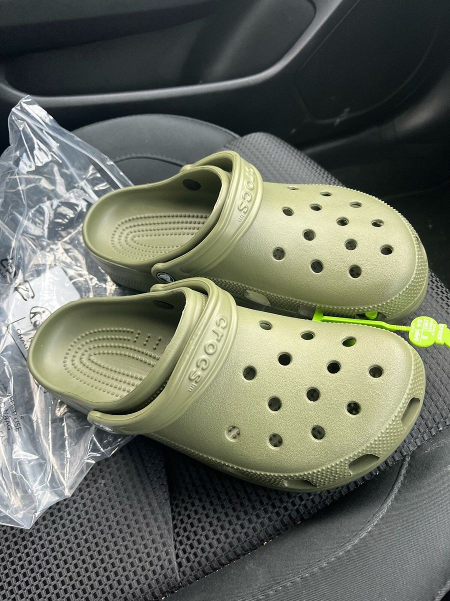 Mens crocs army online green