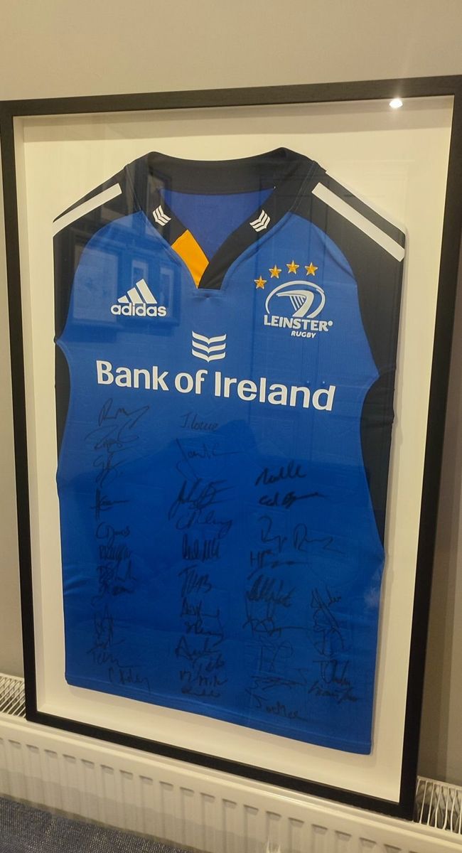 Signed leinster rugby store jersey