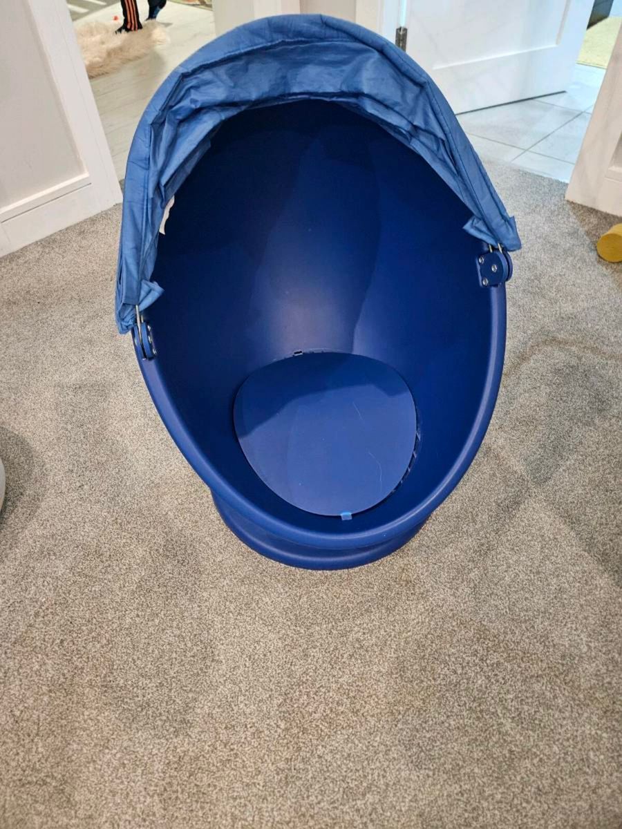 Ikea kids swivel chair blue for sale in Co. Wexford for 20 on