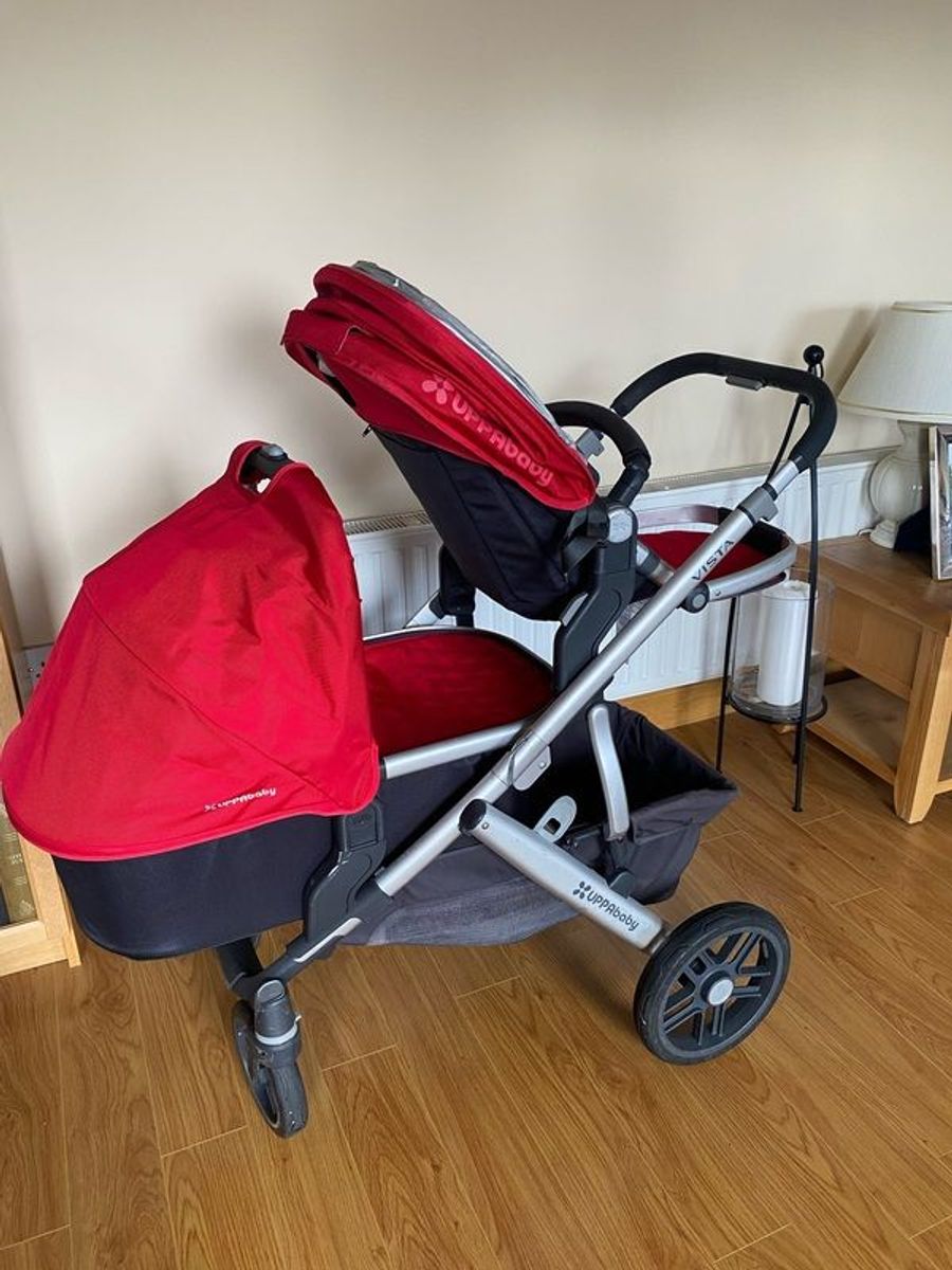 Uppababy rumble seat clearance red