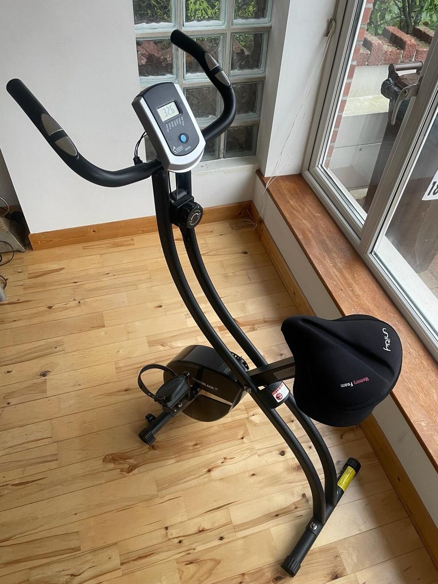 Buy roger black gold folding magnetic exercise discount bike