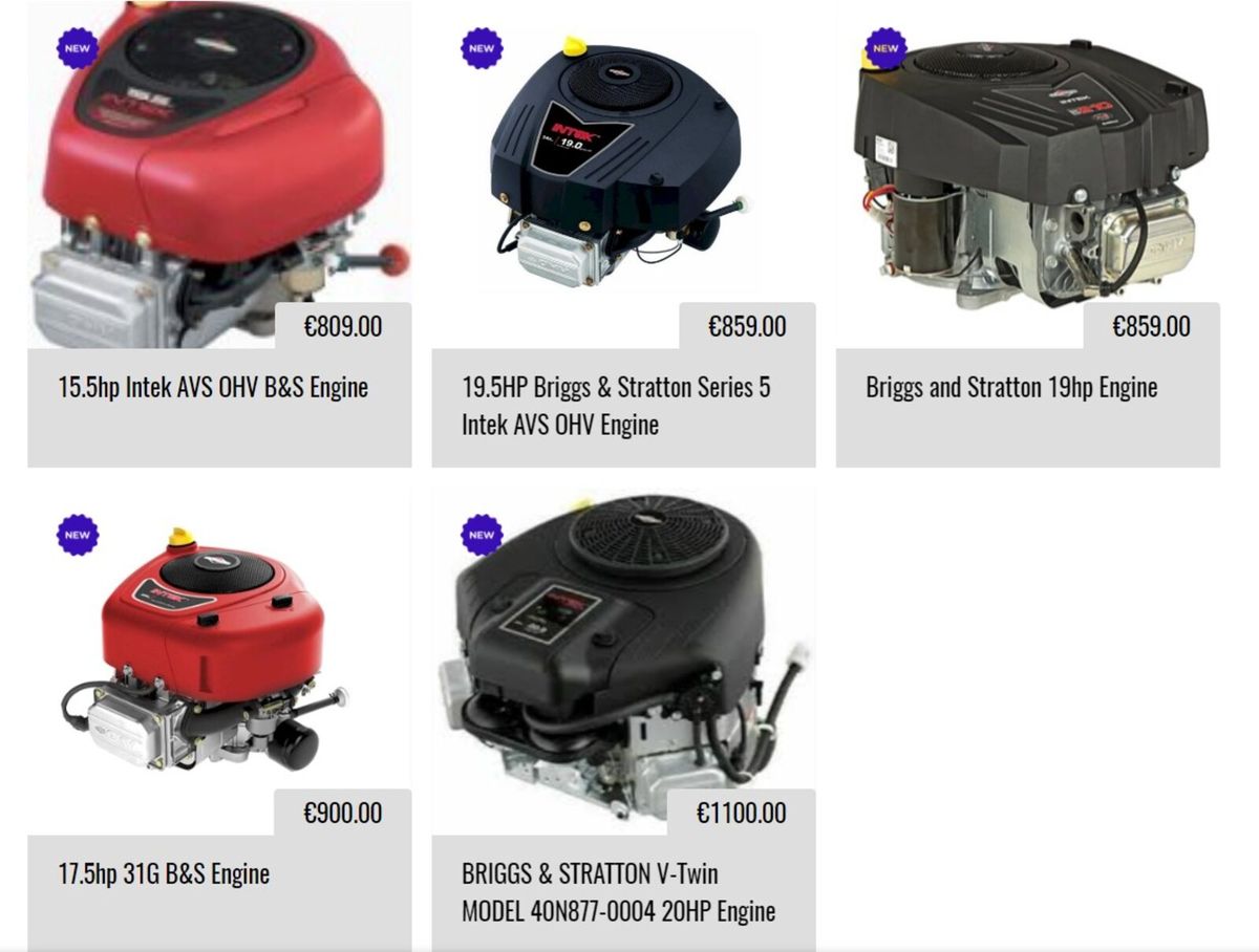 19.5 hp briggs online and stratton